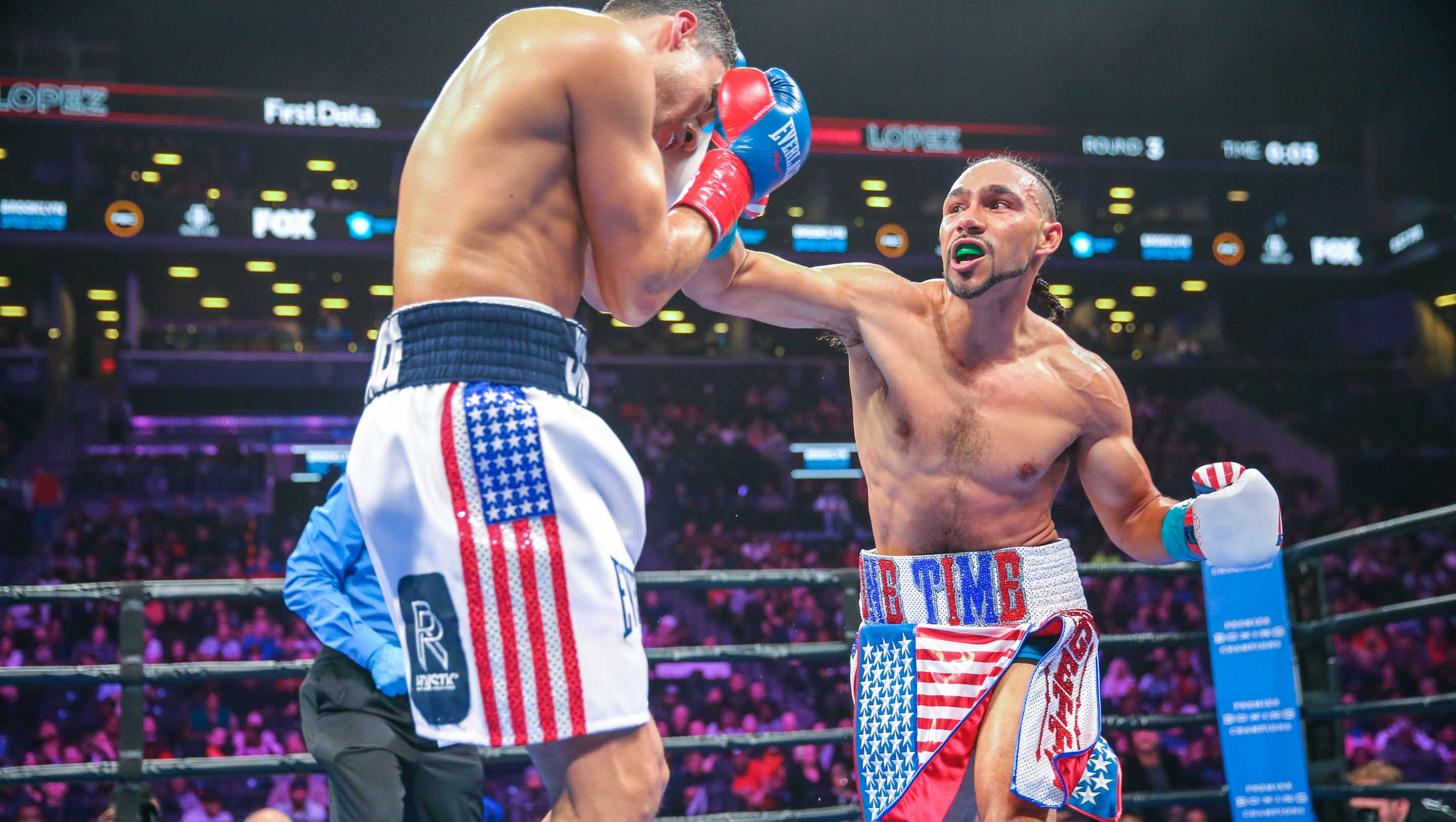 Thurman lands a right